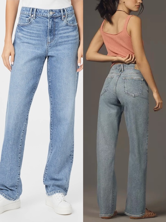 PAIGE Denim - PAIGE Serena Mid-Rise Relaxed-Leg Boyfriend Jeans Size 28 Leela Distressed